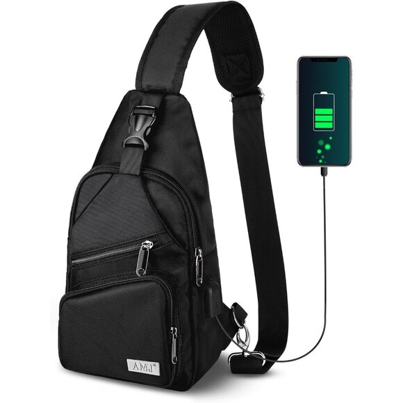 ⚡sling bag made with high Sling Bag Crossbody Shoulder Backpack for Men & Women - Picture 1 of 6